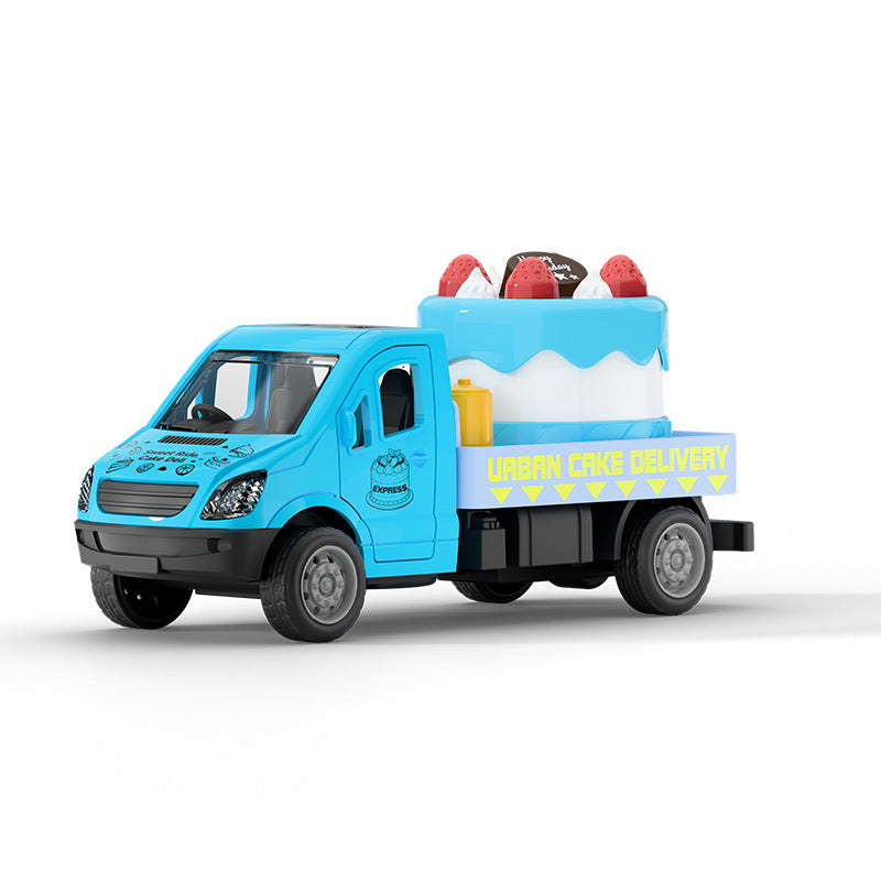 Dropshipping Popular Children's Toys for Boys, Realistic Inertia Toy Car Models, Cake Decorations, Small Cars, Street Stall Toys - image 5