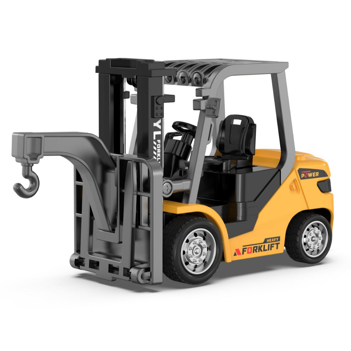 Yiling 1:64 Bluetooth Desktop Mini Remote Control Car Alloy Forklift Model Ornament Toy Engineering Vehicle Loader Cross-Border - image 5