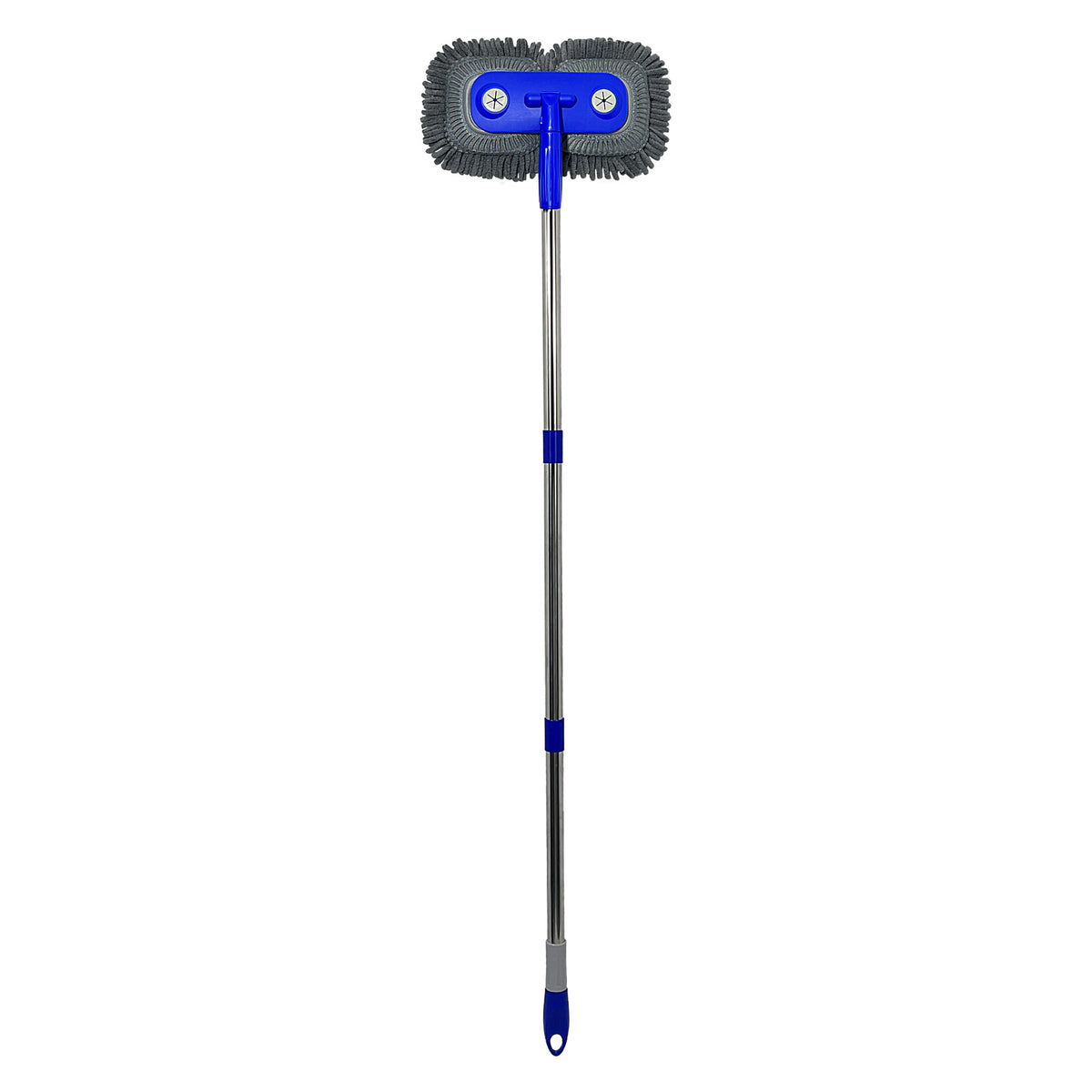 Car Wash Mop with Dual Heads for Dust Removal, Soft Bristle Brush with Long Handle and Connecting Rod, Car Brush and Cleaning Tool - image 5