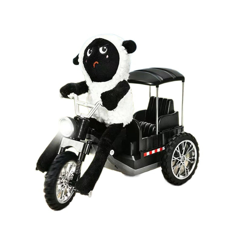 Children's Lamb Sound and Light Remote Control Motorcycle Tricycle Simulation Model Boys' Sound and Light Toy Direct Supply from Abroad - image 5