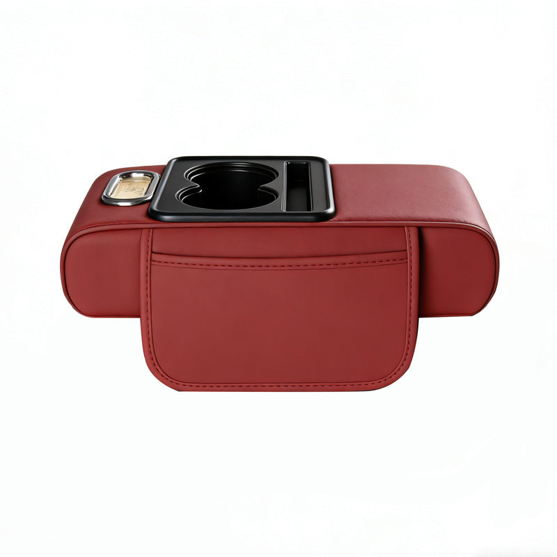 Car Compact-Specific Armrest Box Protective Pad, Tissue Box, Central Narrow Elbow Rest Pad, Water Cup Holder - image 5