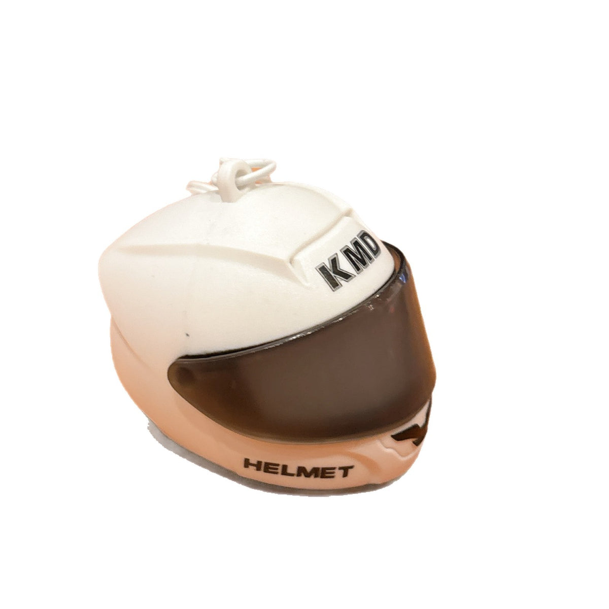 Creative luminous helmet-shaped keychain, stylish and eye-catching, a portable motorcycle accessory for couples' bags - image 5