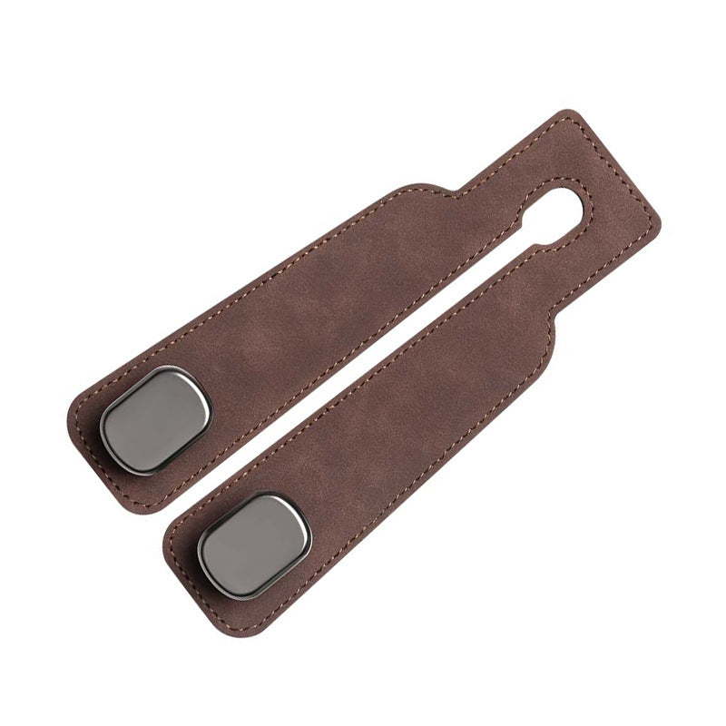 Car Hook, Vehicle Hook, Dual Hook for Car Seat Back, Suede Metal Hook with Rhinestones, Small Hook for Car Interior - image 3