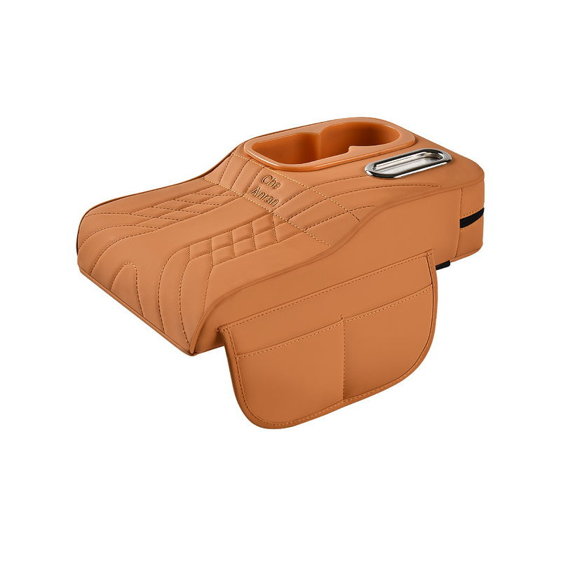 Car Armrest Box Height-Increasing Pad, Middle Seat Storage, Car Multifunctional Tissue Box, Water Cup Holder, Four-In-One - image 5