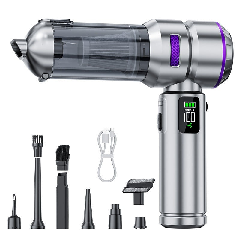 Car-Mounted High-Suction Car Vacuum Cleaner with Wireless Display, Portable Brushless Motor, Household Handheld Dust Remover - image 5