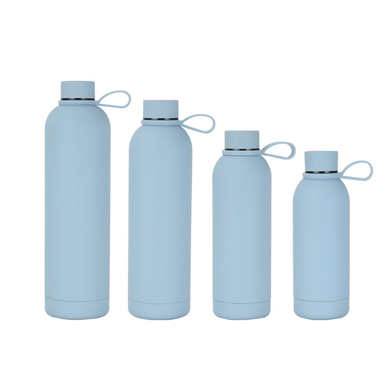 Cross-Border 750ml Large-Capacity Small-Mouth Bottle 304 Stainless Steel Thermos Cup Outdoor Sports Car Portable Frosted Water Cup - image 5