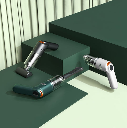 Car vacuum cleaner for vehicle and home use, wireless charging, handheld, small, mini, high-power vacuum for car interior - image 2