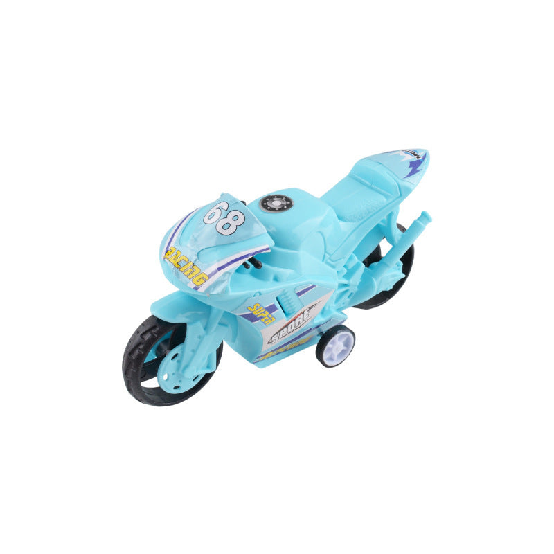Classic inertia-powered motorcycle, cool toy car, kindergarten gift, reward for boys, motorcycle model, small gift - image 5