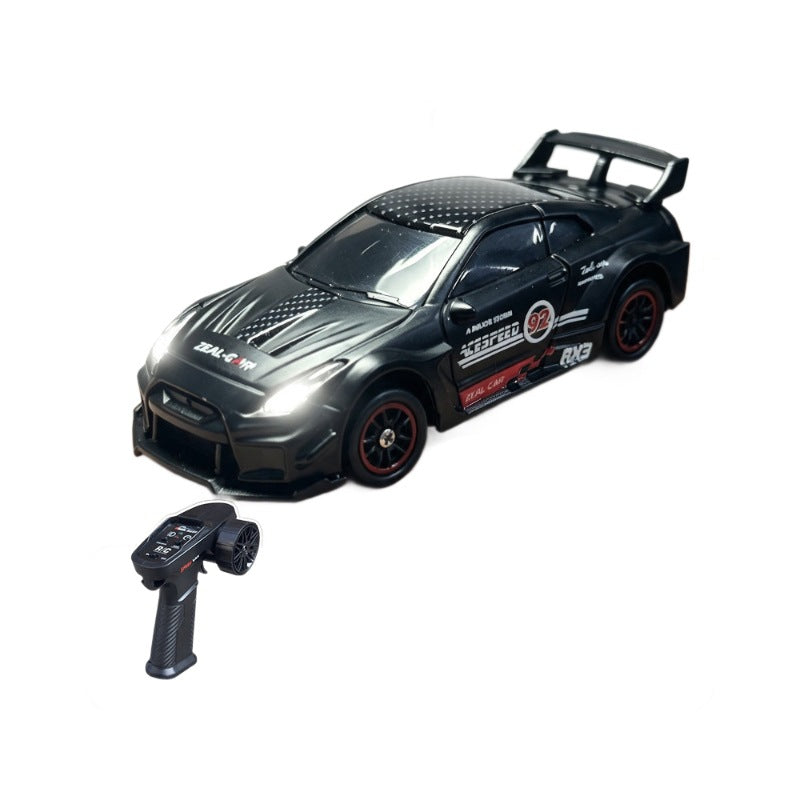 Mini desktop drift remote control car for children 1:64 alloy toy racing car four-wheel drive sports car model for boys - image 5