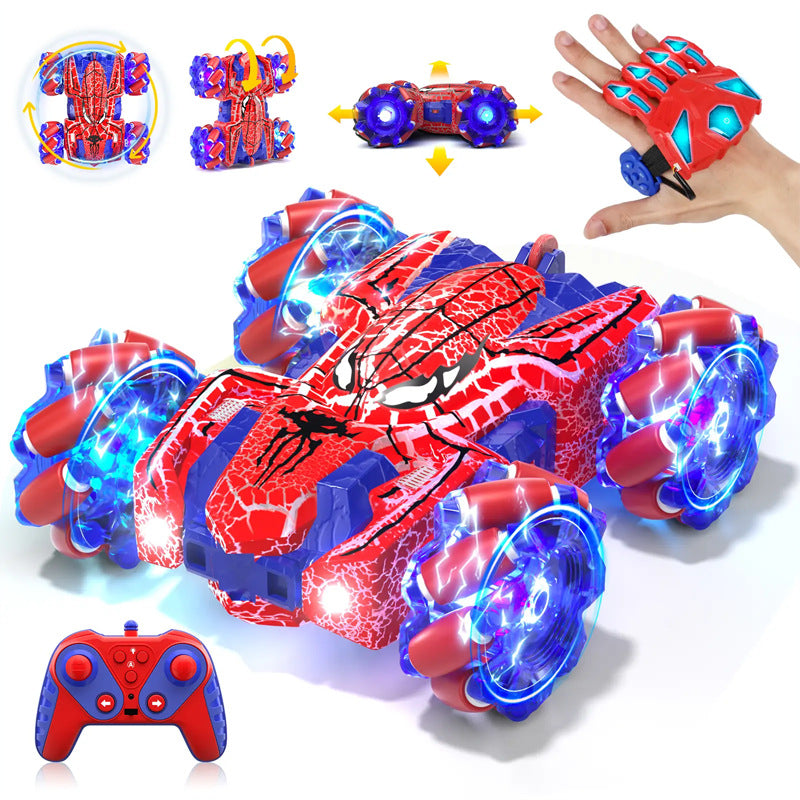 Popular foreign trade product: Gesture-controlled remote control car, double-sided stunt rolling drift racing four-wheel drive off-road toy car - image 5