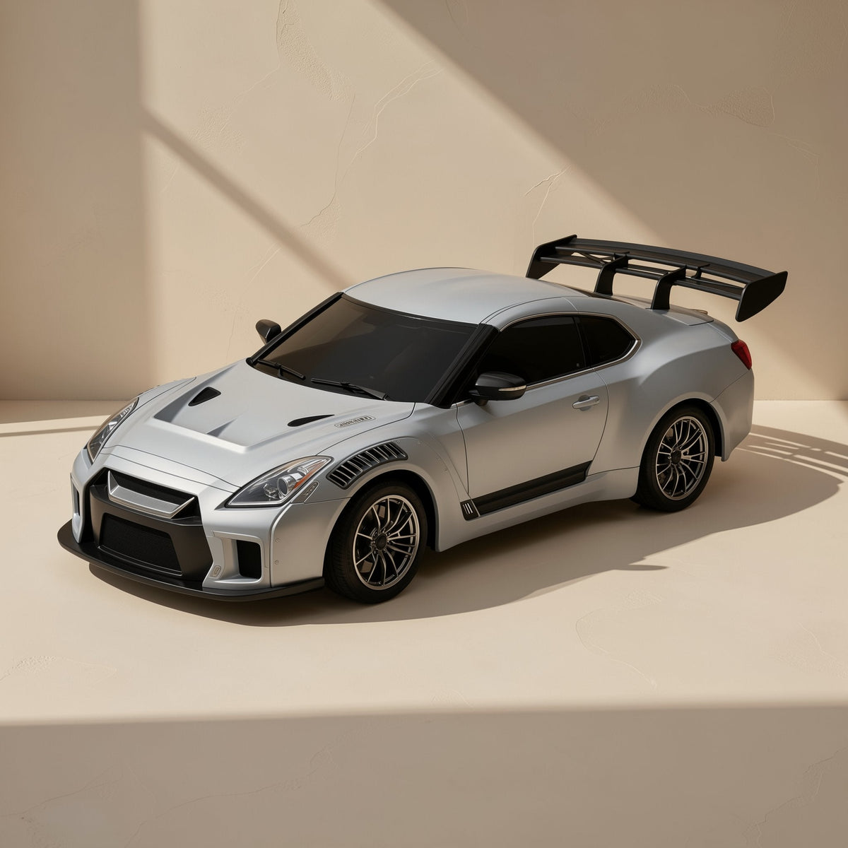 1:24-scale plastic four-wheel-drive remote-control drift car with handheld controller - view 5