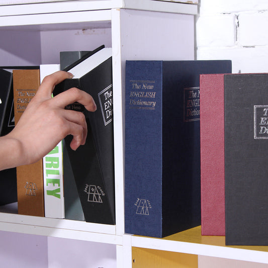 Source Book safety box English dictionary book safe medium car storage box one-piece delivery - image 2