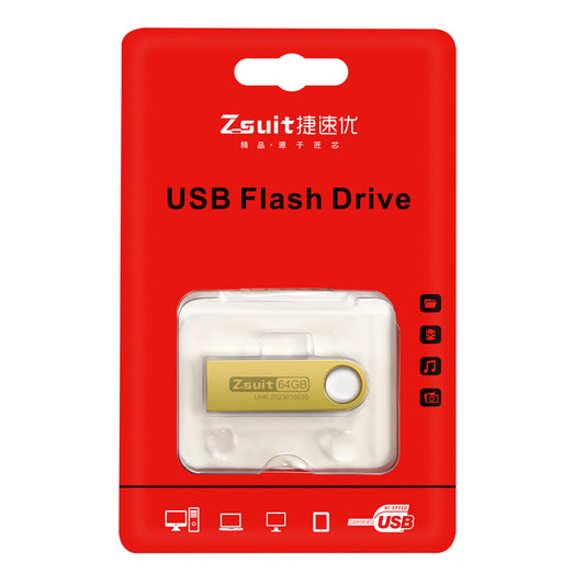 USB Flash Drive 64g with Engraving Wholesale 16g 3.0 Metal USB Drive Gift Car-Mounted 128g Waterproof 32Gb Mobile Phone Business Gift - image 2