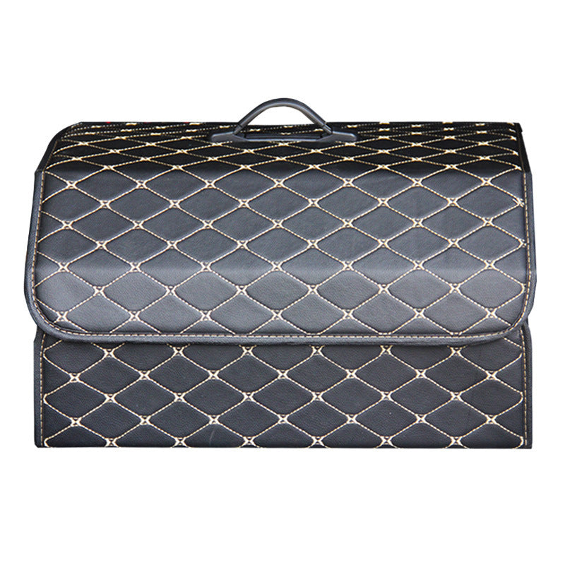 Trunk Storage Box Leather Folding Storage Box Wholesale Multifunctional Car Storage Box Organizer Box Car Supplies - image 5