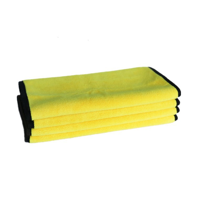Factory sales high density car wash towel coral fleece double-sided thickened car towel absorbent thickened cleaning towel - image 5