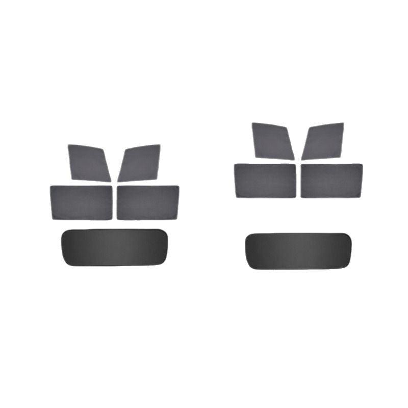 Magnetic suction mesh car sunshade car sunshade heat insulation sunshade magnetic suction mesh car supplies curtain - image 5