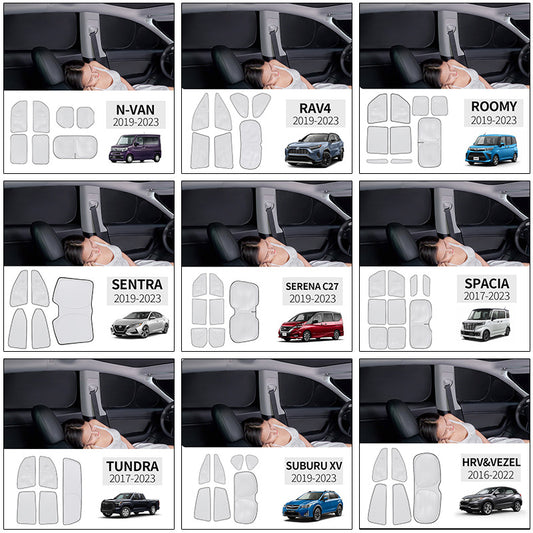 Special Car-Specific Fully Covered Privacy Sunshade Side Window Sunshade Aluminum Foil Oxford Cloth Frame Sunshade - image 2