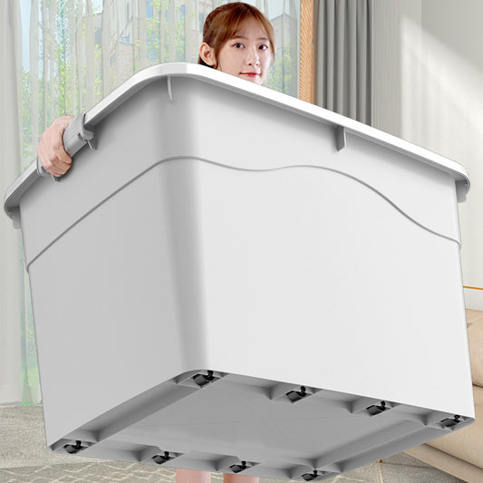 Wholesale Thickened Storage Box Plastic Large Storage Box Household Clothes Quilt Toy Finishing Box Car Storage Box - image 2