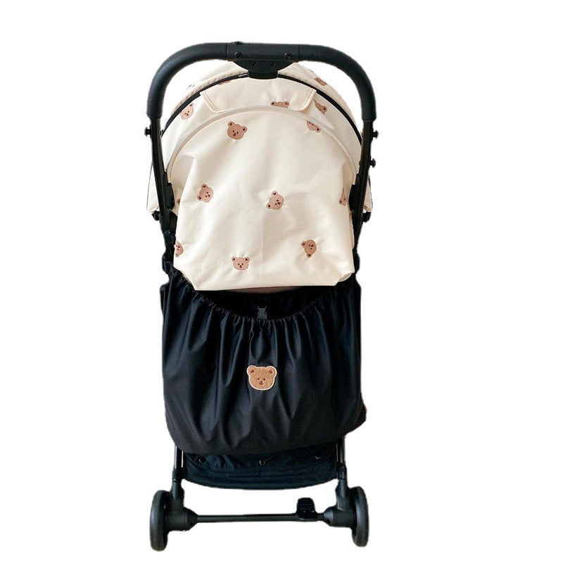 ins Korean Style Baby Stroller Storage Hanging Bag Outgoing Bottle Diaper Storage Bag Children's Car Storage Hanging Bag - image 5