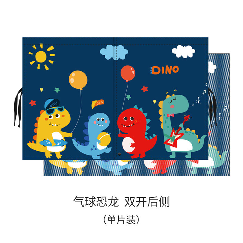 Children's Car Window Sunshade Magnetic Double-Layer Perspective Mesh Sun Protection Heat Insulation Light Blocking Side Window Cartoon Curtain - image 5