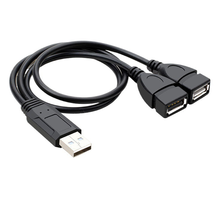 Car Splitter with One-To-Two USB One-To-Two Female Adapter Cable for One Male and Two Female Charging Data Extension Cable - image 5