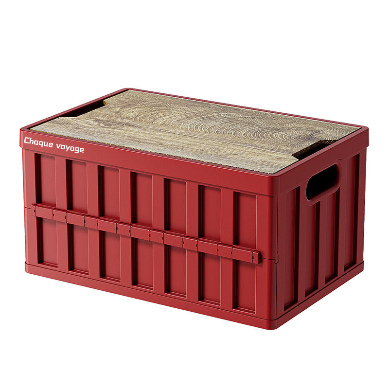 Outdoor Camping Box Storage Box Car Trunk Foldable Storage Box Plastic Storage Box Toy Storage Box - image 5