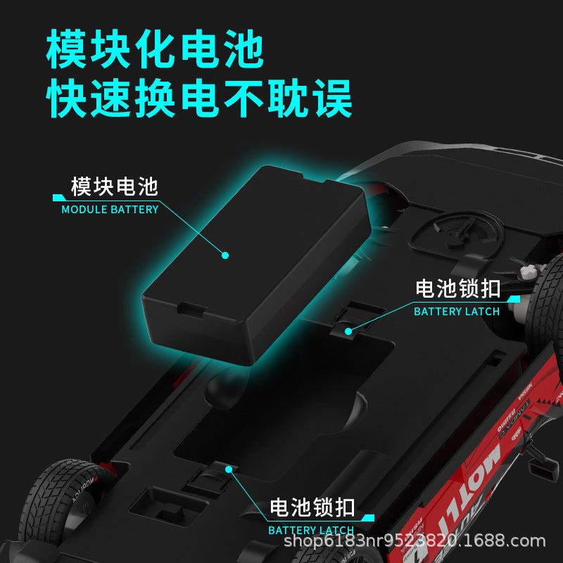 Full-scale four-wheel drive 1:14GTR remote control drift car professional rc charging electric Children's racing toy model - image 5
