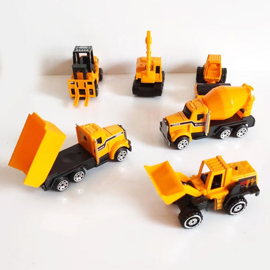 Alloy car toy simulation car model engineering car farmer car roller children toy car boy gift wholesale - image 2