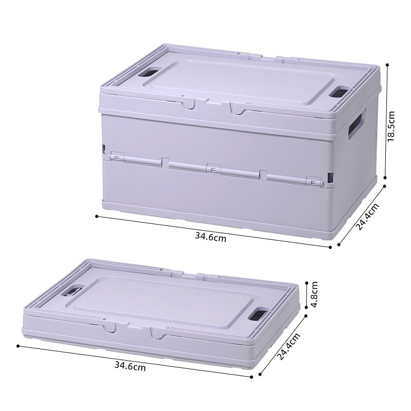 Toy Storage Box Foldable Plastic Sundries Storage Portable Box Multifunctional Car Organiser Household Storage Box - image 5