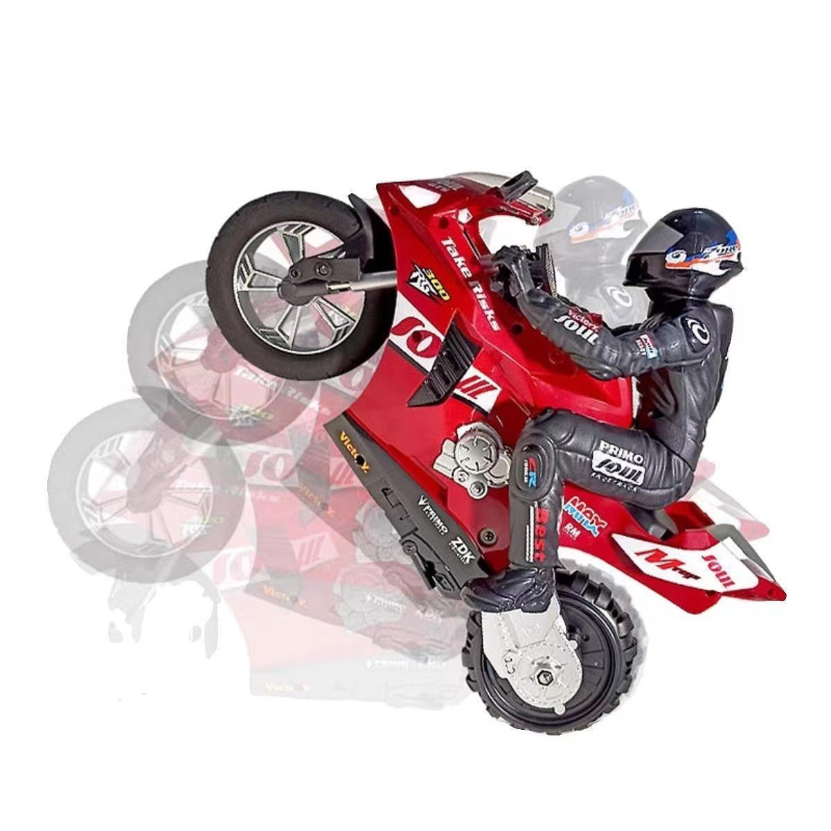 Cross-border stunt remote control car cocking drift rotating self-balancing competitive remote control motorcycle electric toy car wholesale - image 5