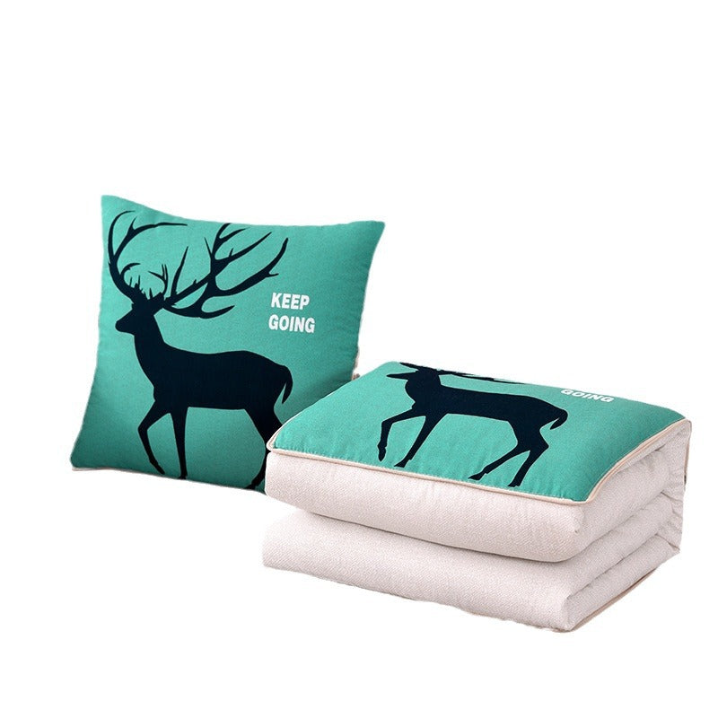 Digital Linen Style Two-In-One Pillow Quilt Dual-Purpose Sofa Pillow Car Multi-Functional Advertising Gift Wholesale - image 5