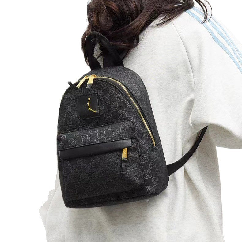Fashion Checkerboard Printed Letter Backpack Car Stitch Bag Travel Bag Trendy Brand Checker Men's and Women's Sports Backpack - image 5