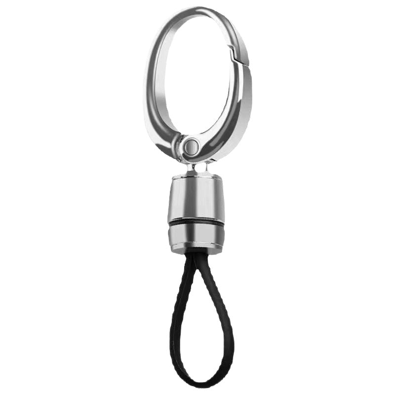 Men's Car Keychain Pendant Metal Simple Key Chain Waist Hanging Buckle Hanging Ornaments Business Anti-lost Key Chain - image 5
