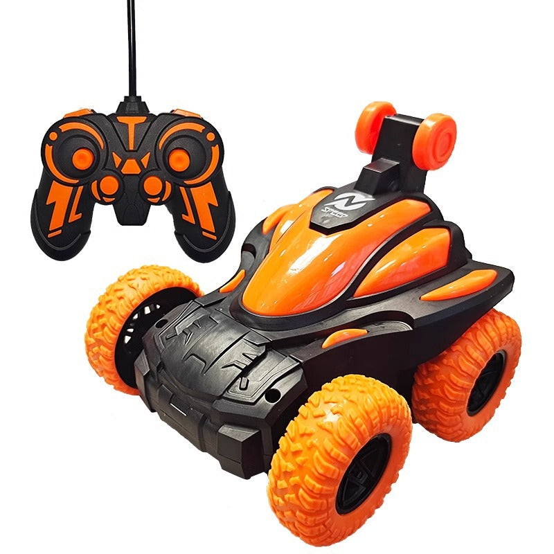 Cross-border explosions children's remote control car tipping bucket stunt car large wireless remote control car rolling rotating toys wholesale - image 5