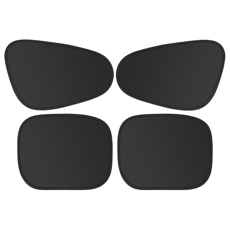 Car Electrostatic Film Adsorption Sunshade Side Window Privacy Side Shield Sun Protection Heat Insulation Sunshade Car Window Sun Visor - image 5