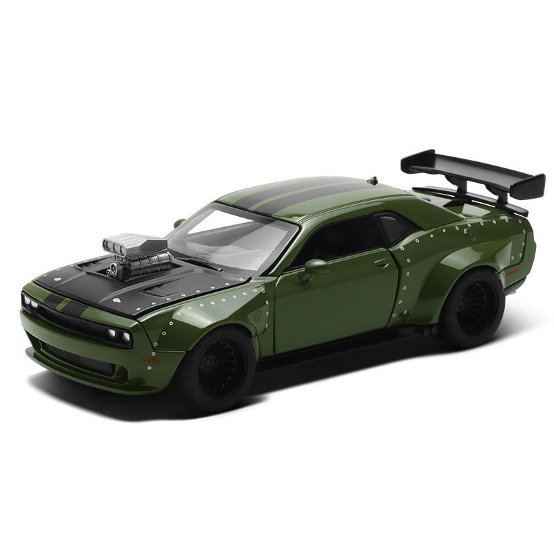 Caiper assembled 1/36 Dodge Challenger modified car alloy car model detachable accessories sliding toy - image 5