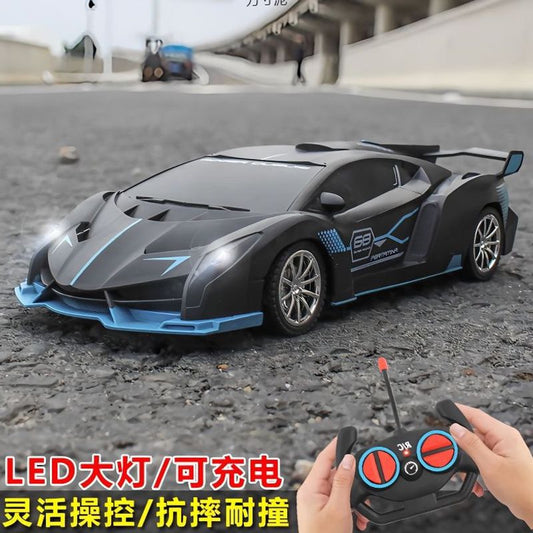 Oversized children's remote control racing car drop-resistant drift sports car rechargeable high-speed car spray toy supply chain - image 2
