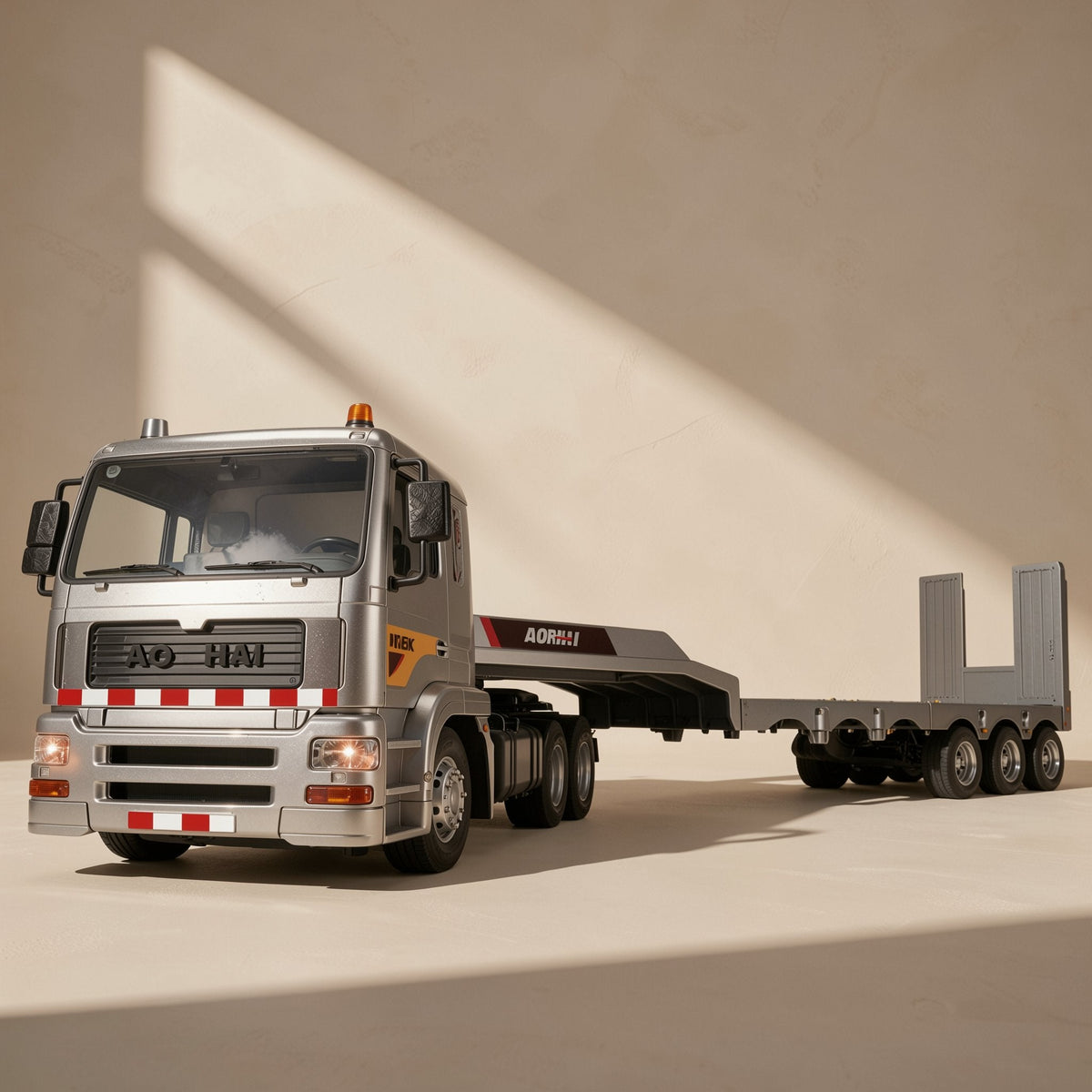 Roadhaul 1:18 alloy remote control truck with flat trailer - view 5