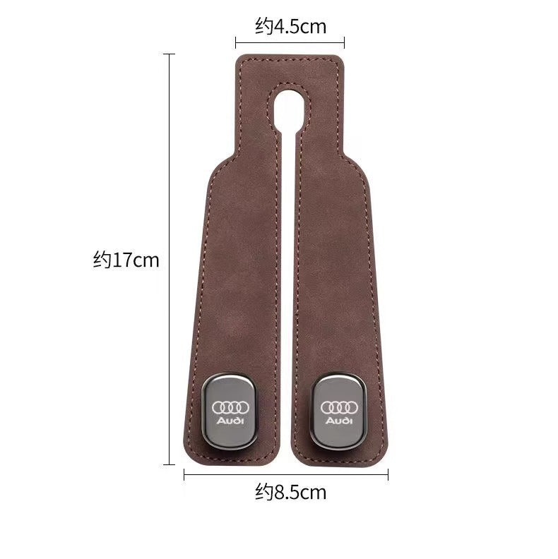 Car Rear Seat Storage Small Hook Car Seat Back Multi-Functional Hidden Suede Storage Hidden - image 5