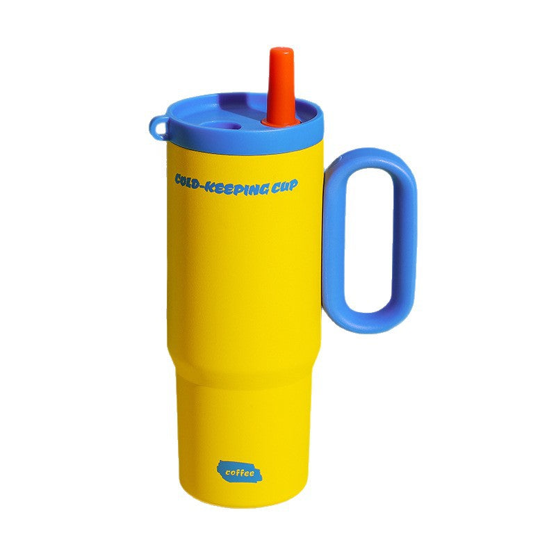 Ice霸 Cup Large Capacity 316 Stainless Steel Ceramic Inner Liner Thermos Cup Custom Car Water Cup with a Light Luxury and High-End Feel - image 5