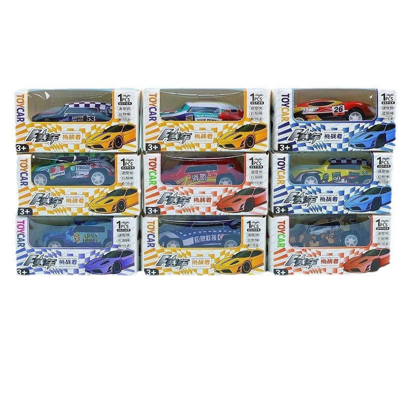 Metal Pull-Back Car Toy Boy Student Kidsren's Educational Mini Racing Model Kindergarten Small Gift - image 5