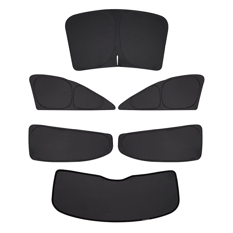Special Car Sunshade, Car Interior Privacy Model, Sun Protection and Heat Insulation Sunshade Side Curtain, Full Blackout Baffle Sunshade - image 5