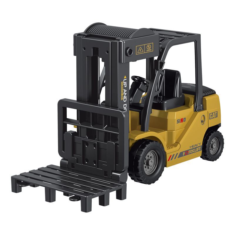Cross-Border Simulation Electric Spray Remote Control Forklift Children's Crane Multi-Functional Engineering Vehicle Model Toy Hook Truck - image 5