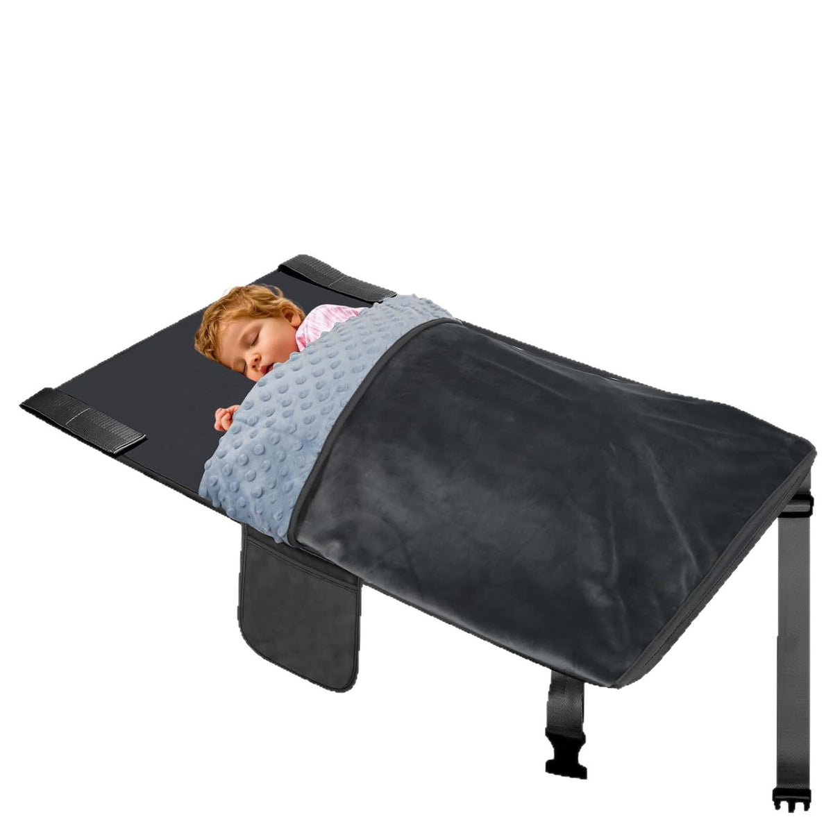New Portable Children's Airplane Travel Bed Airplane Footrest Baby Airplane Car Seat Rest Hammock Extension - image 5