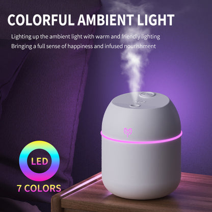 Mini Car Egg Humidifier USB Color Light Home Desktop Air Silent Small Aromatherapy Machine Wholesale D-01 - image 3
