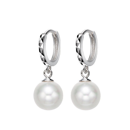 Korean Style Fashionable Car Flower Pearl Earrings, Feminine and Versatile Car Flower Earrings, Personalized High-Quality Ear Buckle Ear Jewelry - image 5