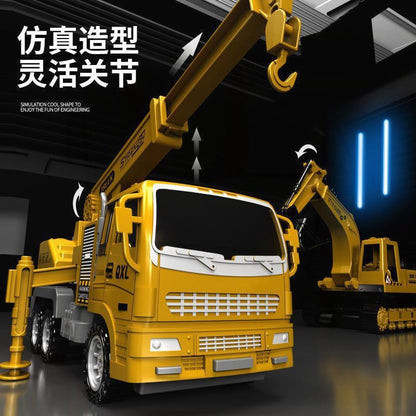 Children's Construction Vehicle Toy Set, Birthday Gift for Boys, Small Cars for Ages 3 to 6, Dump Truck, Mixer, Bulldozer, Excavator - image 2