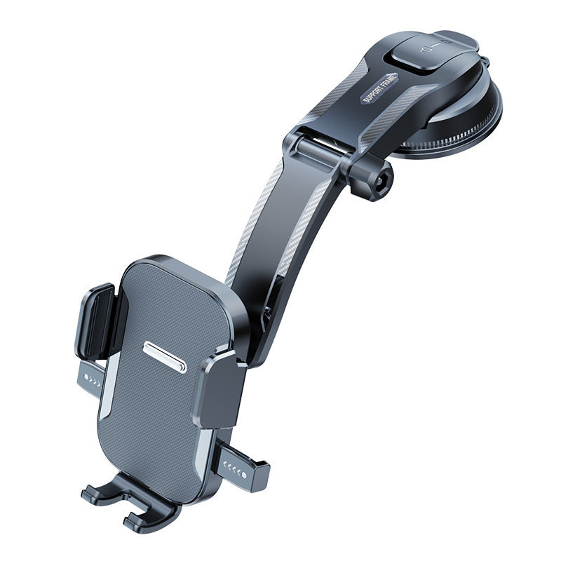 Waterfall Car-Mounted Adhesive Automatic Locking Suction Cup Phone Holder with Rotating Adjustment for Windshield Navigation - image 1