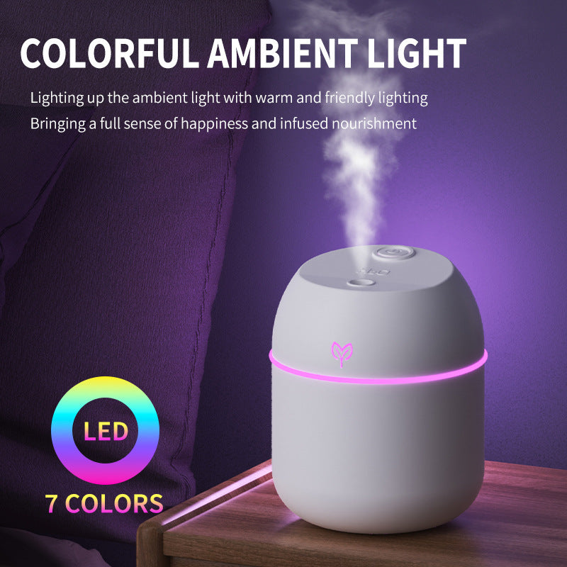 Mini Car-Mounted Easter Egg Humidifier USB Colorful Light Home Desktop Air Humidifier Small Aroma Diffuser Wholesale - image 1