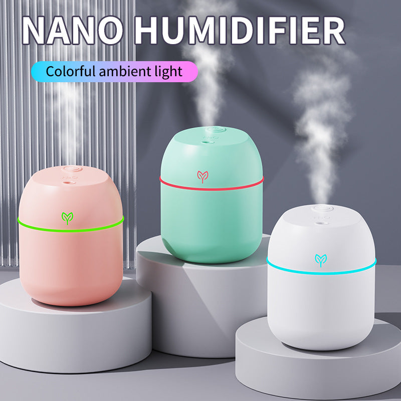 Mini Car-Mounted Easter Egg Humidifier USB Colorful Light Home Desktop Air Humidifier Small Aroma Diffuser Wholesale - image 2